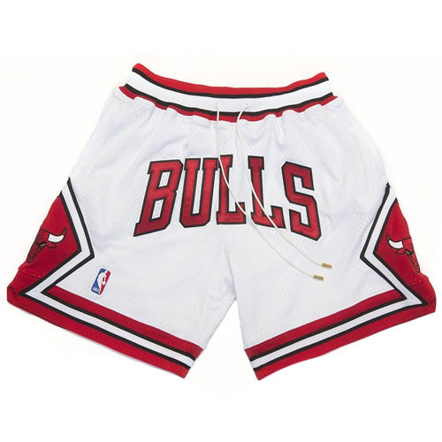 מכנס NBA (ג'סט דון) שיקאגו בולס לבן