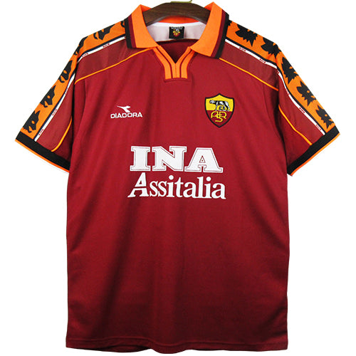 חולצת רטרו רומא 1999 בית