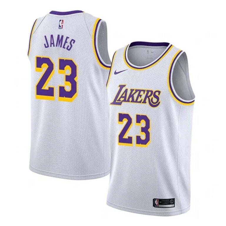 גופיית NBA לוס אנג'לס לייקרס לבן